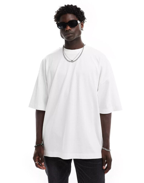 ASOS DESIGN essential extreme oversized t-shirt in white