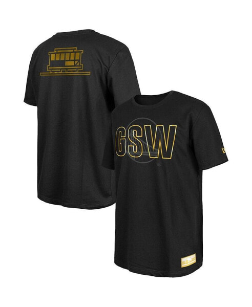 Men's Black Golden State Warriors 2023/24 City Edition Elite Pack T-shirt