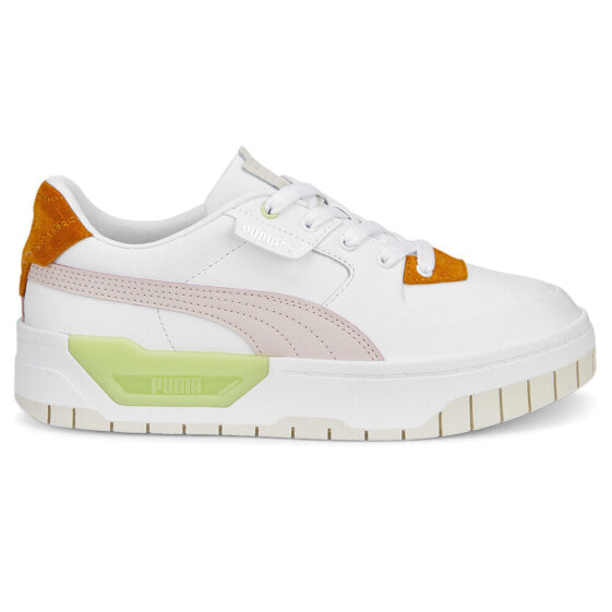 Puma Cali Dream Platform Womens Orange, White Sneakers Casual Shoes 38311209
