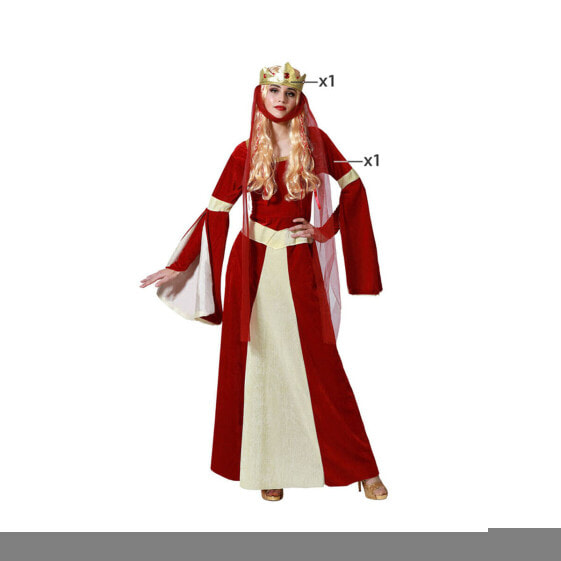 Costume for Adults Medieval Lady XXL