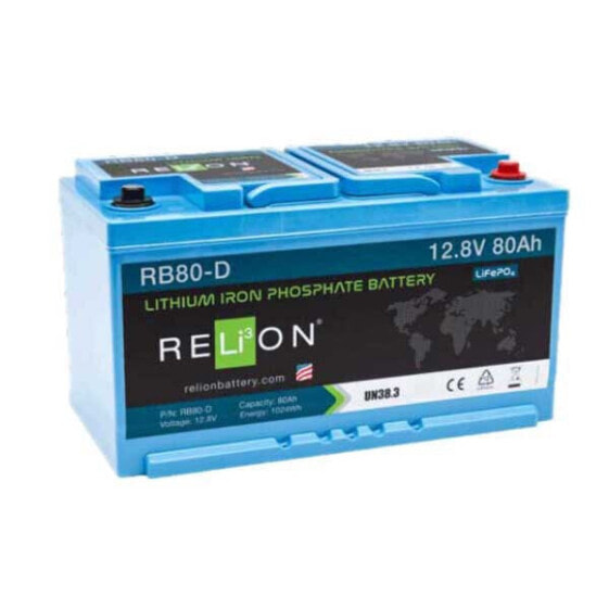 MASTERVOLT ReLion 12V 1024Wh DIN 4SC 80Ah LiFePO4 Batterie
