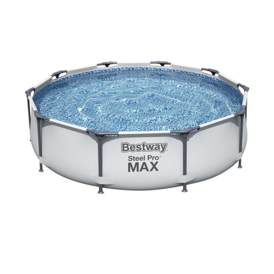 Бассейн круглый с очистителем и металлической конструкцией Bestway Round Swimming Pool With Purifier 305x76 см