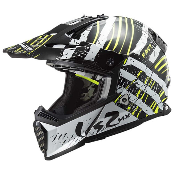 LS2 MX437 Fast Evo Verve off-road helmet