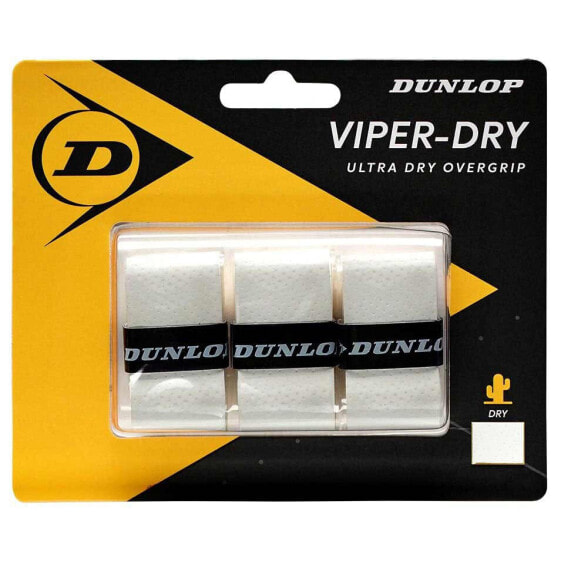 Теннисный овергрип Dunlop Viperdry Ультра-сухой 3 единицы