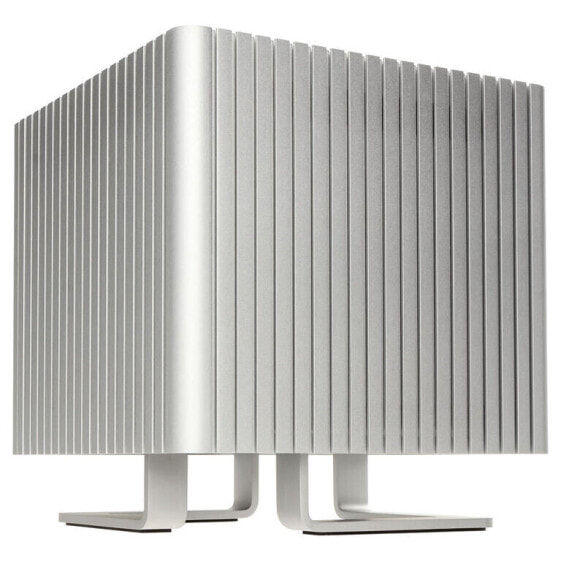 Streacom DB4 Fanless Cube-Gehäuse - silber