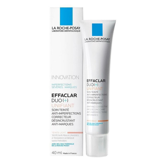 La Roche-Posay Effaclar Duo+ Unifiant Корректирующий крем-гель для проблемной кожи, светлый 40 мл