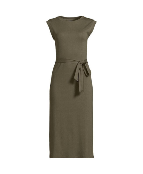 Women's Sleeveless Rib Dress