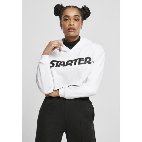 URBAN CLASSICS Starter Cropped Hooded Sweatshirt