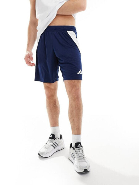 adidas Football Trio 24 shorts in navy