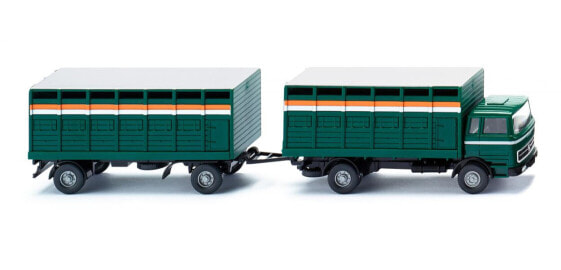 Wiking 056503 - Delivery truck model - Preassembled - 1:87 - Viehtransporthängerzug (MB) - Any gender - 2 pc(s)