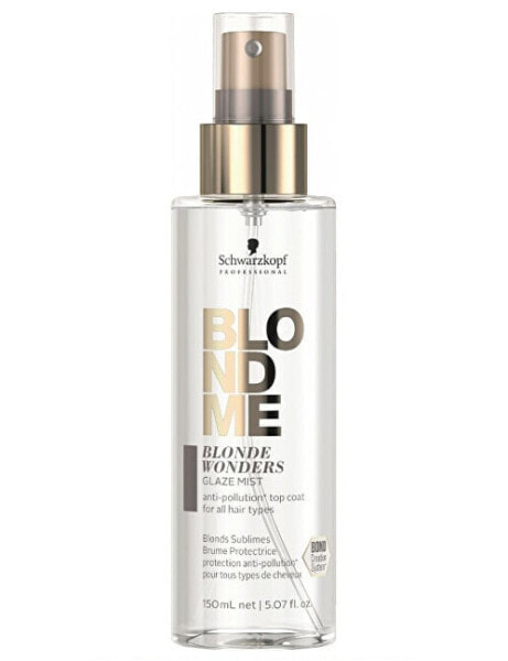 Leave-in protective mist for all types of blonde hair BLONDME Blonde Wonders (Glaze Mist) 150 ml