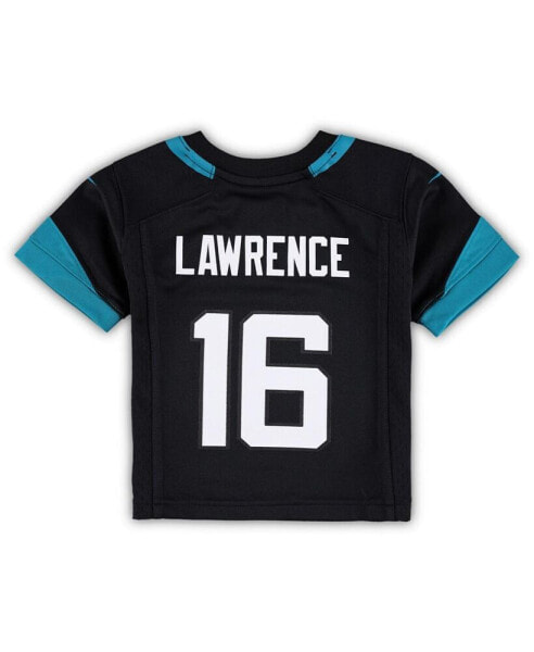 Toddler Boys and Girls Trevor Lawrence Black Jacksonville Jaguars Game Jersey