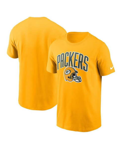 Men's Gold Green Bay Packers Team Athletic T-shirt