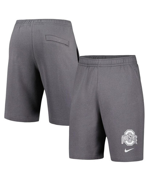 Men's Gray Ohio State Buckeyes Fleece Shorts