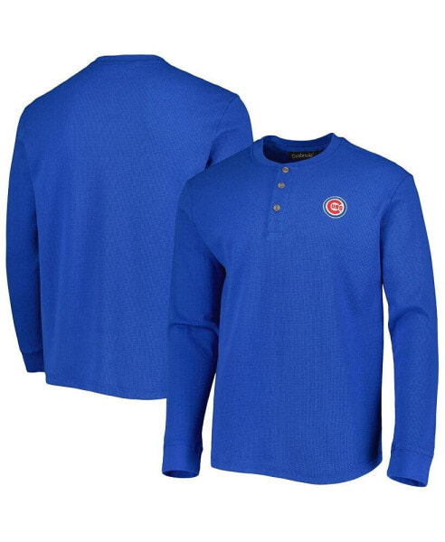 Men's Chicago Cubs Royal Maverick Long Sleeve T-shirt