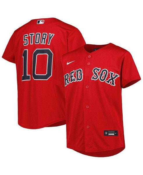 Футболка для малышей Nike Красная футболка с именем Trevor Story Boston Red Sox