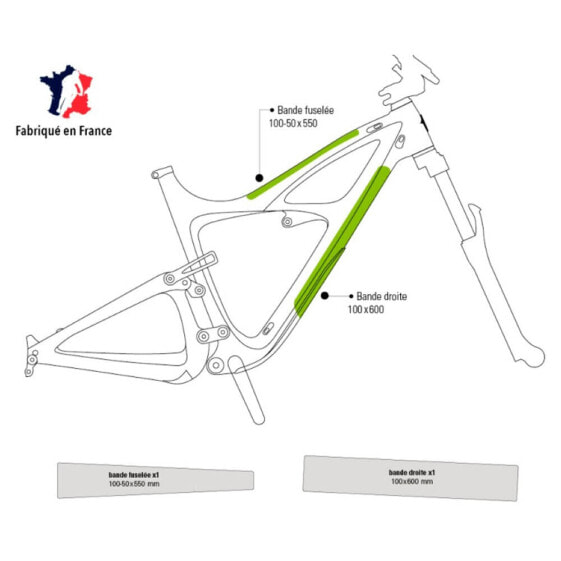 YTWO CoatUp VBR 300 Microns Frame Protection 2 Pieces