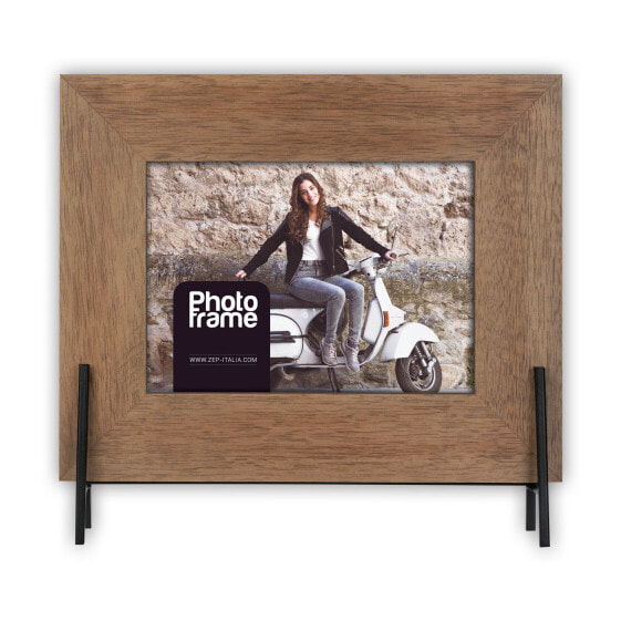 Zep Frejus horizontaal 13x11 hout portret ML275 - Wood - Brown - Single picture frame - Table - 13 x 18 cm - Rectangular