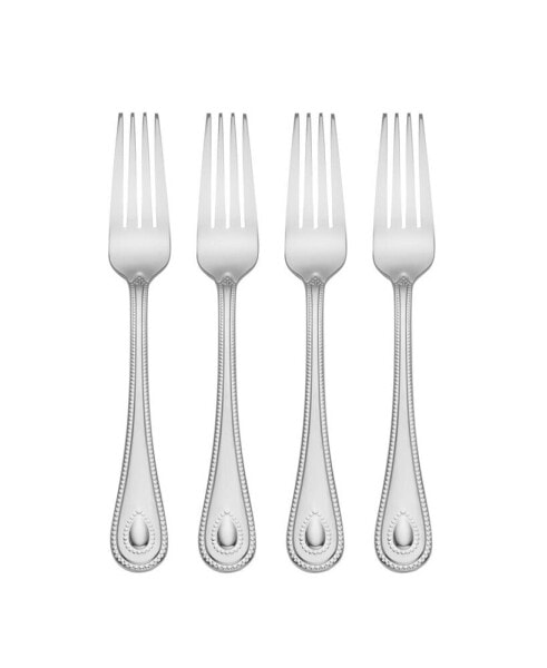 French Perle Dinner Forks, Set of 4