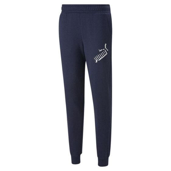 Puma Essentials+ Logo Sweatpants Mens Size XS Casual Athletic Bottoms 84986506