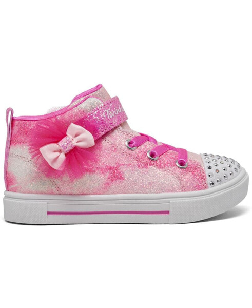 Toddler Girl's Twinkle Toes: Twinkle Sparks - Ombre Dazzle High Top Light-Up Stay-Put Casual Sneakers from Finish Line