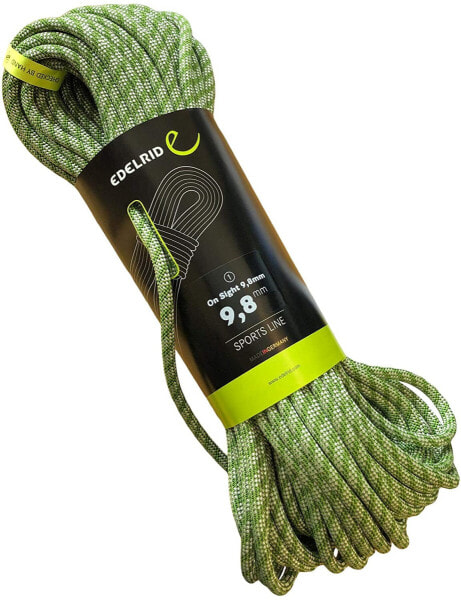 Edelrid On Sight Climbing Rope 9.8 mm (Dynamic Single Rope), green