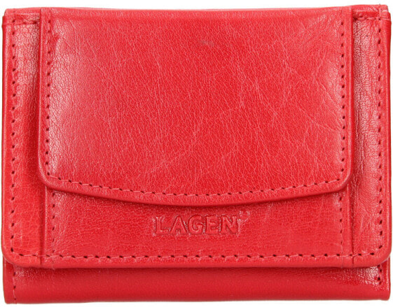 Кожаный кошелек женский Lagen W-2031 RED