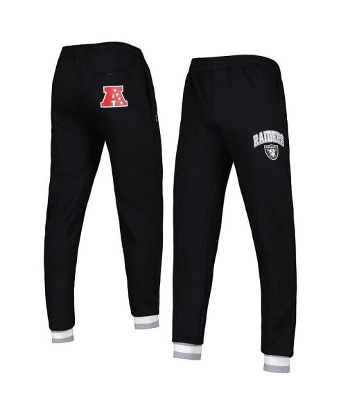 Men's Black Las Vegas Raiders Blitz Fleece Jogger Pants