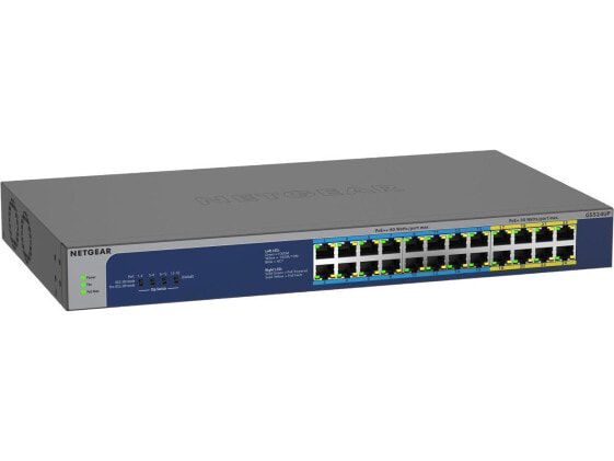 NETGEAR 24-Port Gigabit Ethernet Unmanaged PoE Switch (GS524UP) - with 8 x PoE+