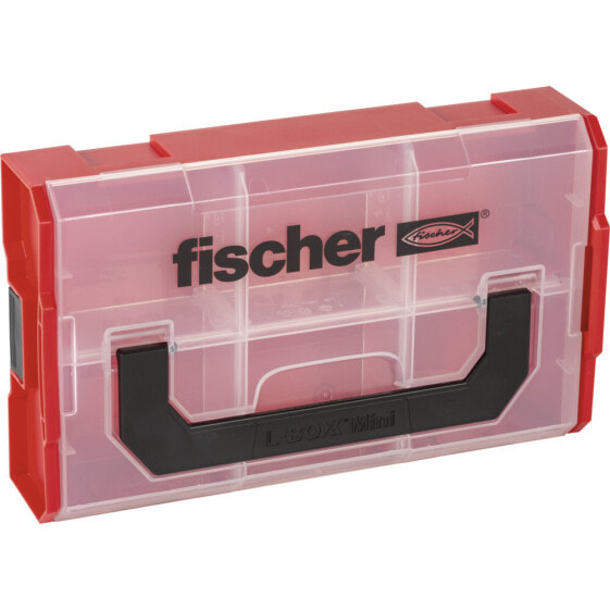 fischer 533069, Storage box, Red, Rectangular, Plastic, Monochromatic, Universal