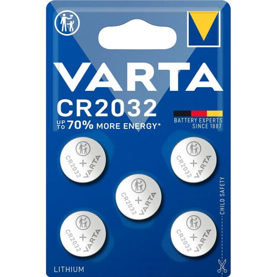 VARTA CR2032 Button Battery 5 Units