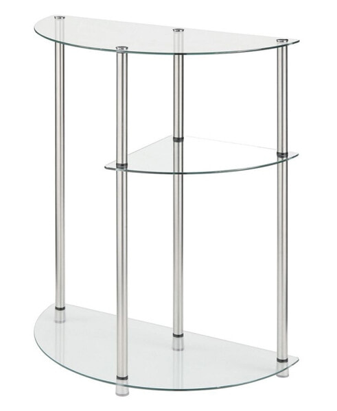 Журнальный столик Convenience Concepts 23" Glass Designs2Go 3 Tier Display Entry Table