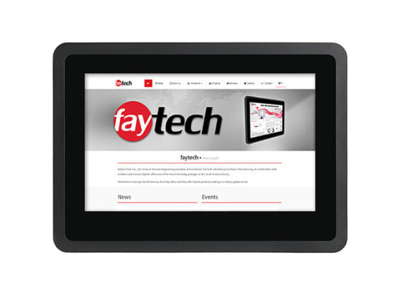 faytech FT07TMBCAP Touchscreen-Monitor 17.8 cm 7" 1024 x 600 Pixel Schwarz Multi-touch - 17.8 cm