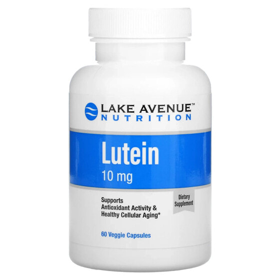Витамины и БАДы Lake Avenue Nutrition Лютеин, 10 мг, 60 капсул
