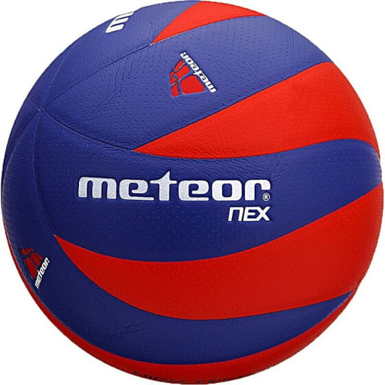 Волейбольный мяч Meteor Nex 10077, классический, 5 размер, 255 г, 65 см, синий/красный