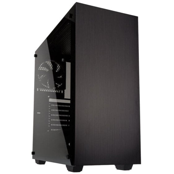 Kolink Stronghold Midi-Tower, Tempered Glass - schwarz