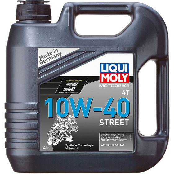 LIQUI MOLY 4T 10W40 Synthetic Technology Street 4L Motor Oil