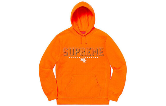 Supreme SS20 Week 3 Gems Hooded Sweatshirt 水晶Logo连帽卫衣 男女同款 橙色 送礼推荐 / Худи Supreme SS20 Week SUP-SS20-449