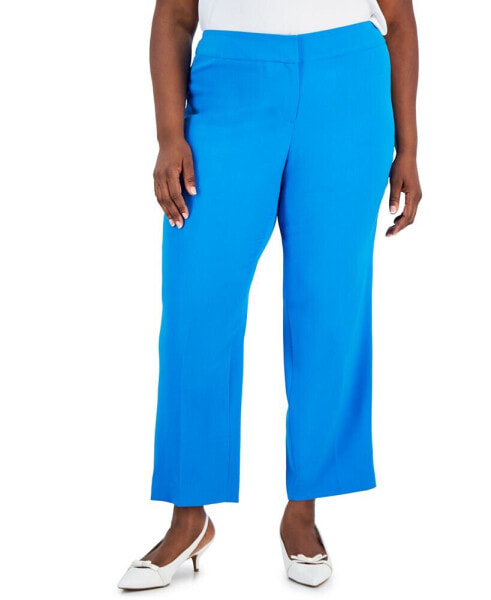 Plus Size Straight-Leg Pants