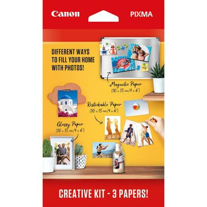 Canon Creative Kit - 3 Papers - Gloss - Inkjet - 60 sheets - PIXMA E304 - PIXMA G2400 - PIXMA G2410 - PIXMA G4411 - PIXMA G5050 - 101.6 mm - 152.4 mm