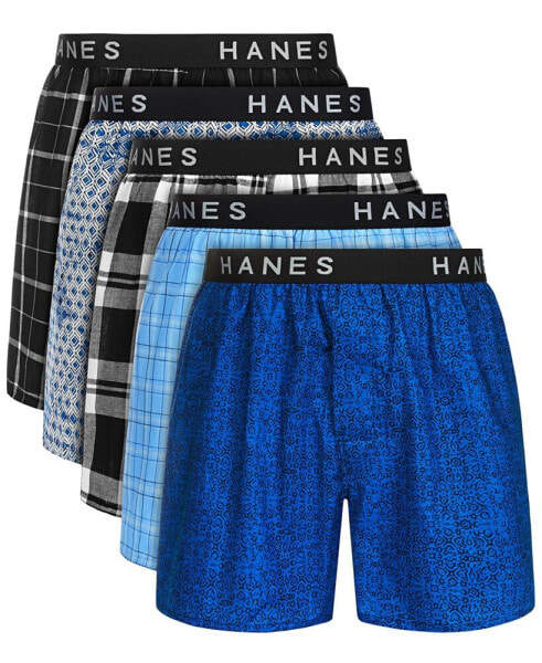 Боксеры Hanes Ultimate 5 шт. с отводом влаги для мужчин