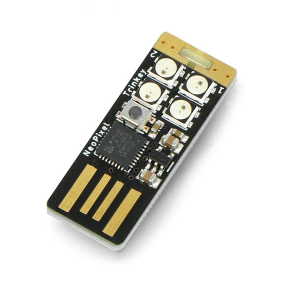 USB-модуль Adafruit Neo Trinkey с 4 RGB NeoPixel - Adafruit 4870 - Электрика