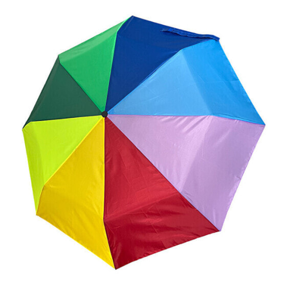 Ladies collapsible mechanical umbrella Hit Rainbow 70830R