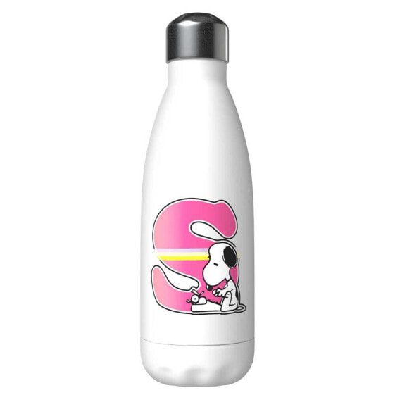 SNOOPY Letter S Customized Stainless Steel Bottle 550ml