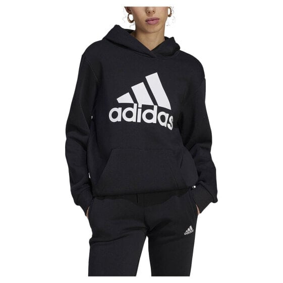 Теплая толстовка с капюшоном Adidas Essentials Logo Fleece Hoodie