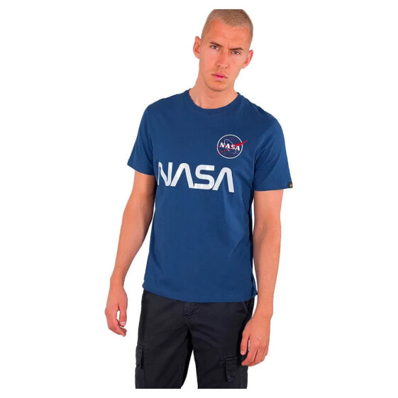 ALPHA INDUSTRIES NASA Reflective short sleeve T-shirt