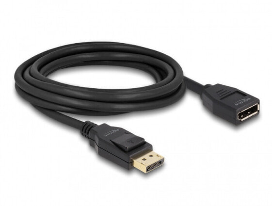 Delock 80003 - 3 m - DisplayPort - DisplayPort - Male - Female - 3840 x 2160 pixels