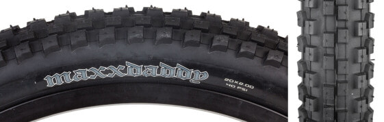 Покрышка для велосипеда Maxxis Maxx Daddy - 20 x 2, Клинчер, Сетка, Черная, Одна