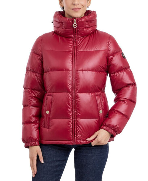 Women's Hooded Puffer Coat, Created for Macy's