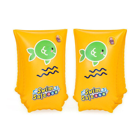 Sleeves Bestway Yellow 30 x 15 cm L/XL Fish (1 Unit)